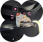 Cat Car Dashboard Decor - Cute Cat Figurine - Funny Dashboard Decor for Cute Car Ornament Gifts and Interior Decors (Kitty A)