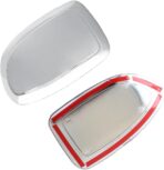 AUCERAMIC Chrome Mirror Cover Caps Fit 1999-2007 for Chevy Silverado Suburban Tahoe Avalanche 1999-2006 for GMC Sierra Yukon 2002-2006 for Cadillac Escalade (Stick-on Overlay) - Image 9