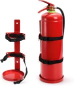 Bekith 2 Pack Fire Extinguisher Mount Wall Bracket, Heavy Duty Wall Hanging Bracket up to 5 lbs, Fire Extinguisher Holder for Home, Office, School, Laboratory