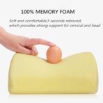 Car Seat Neck Pillow, Headrest Cushion Relieve Neck Pain for & Muscle Tension,100% Memory Foam Neck Support Head Pillow for Ergonomic Design - Image 5