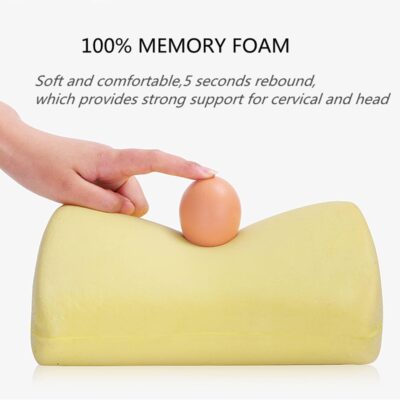 Car Seat Neck Pillow, Headrest Cushion Relieve Neck Pain for & Muscle Tension,100% Memory Foam Neck Support Head Pillow for Ergonomic Design - Image 5