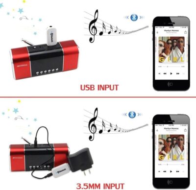 USB Bluetooth Receiver Adapter, Wireless Audio Adapter Car Kit Music Receiver for Home Stereo/Car Stereo Sound System Speakers with 3.5mm Cable.(Aux in) (Yet-M1) - Image 2