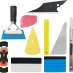 18PCS Window Tint Car Kit,Multi-Function Car Window Tint Kit Includes Scraper,Felt Scraper,Mini Vinyl Scrapers and Cutting Knife with Blade,Professtional Tints Kits for Cars