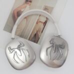 2PCS 3D Spider Emblem Car Sticker Metal Chrome Silver Spider Badges Sticker for Universal Car Vehicle, Truck, Motorcycle, RV, Scooter, SUV, Door, Window for Headphone Decorations(Silver-B0C22ZMFK8) - Image 6