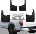 Upgraded Mud Flaps Fit for Ford F150 2026 2025 2024 2023 2022 2021, Mud Flaps for Pickup Trucks Splash Guard Compatible with 2025 Ford F150 Accessories, No Drilling Mud Gards Mudflaps, Set of 4