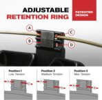 LYDS Spyder BGM Black & Gunmetal Gray Universal 14 inch Premium ABS Hubcap Wheel Cover Replacement Set of 4 - AWC-14GB - Image 6