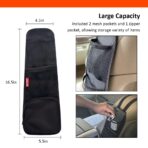 Luckybay Car Seat Side Organizer, Auto Seat Storage Hanging Bag, Phones, Drink, Stuff Holder with Mesh Pocket for Cars, SUV & Truck 2 Pack - Image 4