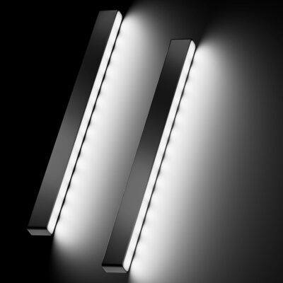 Turn Signal Switch Fog Lights Assembly Universal Car Accessories Sequential Turn Signals 12V LED Light Strip for Daytime Running Lights, Night Running Light, White Amber Flashing LED Light Bar for Car - Image 2