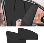 Driver Side Window Sun Shade 2PCS Car Magnetic Window Shades for Baby and Privacy, Car Windows Curtains Covers Front Side Glass 99% UV Protection Magnetic Blackout Windows Cover Tint