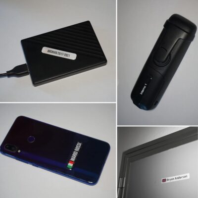 Labelbike Pair of Stickers 2x13.5 cm Customized Resin 3D Effect Flag + Name - 2 Waterproof Labels for Tank Bike Frame Bicycle Helmet Bike Motorbike Tuning Rally Style car - Image 3