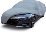Season Guard Car Cover Dirtproof, Water-Resistant, Breathable, Snow Dustproof, Indoor and Limited Outdoor Car Covers Fits Sedans up to 200", Gray - Image 2