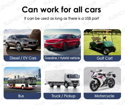 New Colorful Speedometer HUD GPS Digital Speed Meter MPH KM/H Speedo Head Up Display for Cars Trucks, USB Cable Plug & Play (7 Color/MPH KM/H) - Image 5