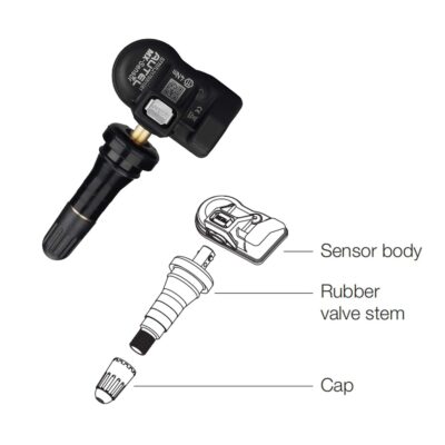 Autel TPMS Sensors, MX Sensor, MaxiTPMS Tire Pressure Sensor, 2 in 1(315MHz + 433MHz) Press-in OE-Level Programmed by TS508 TS408 TS508WF TS608 MS906TS ITS600 MS906PRO-TS (Rubber valves) - Image 8