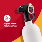 FIRST ALERT KITCHEN5 Fire Extinguisher, KFE2S5, UL RATED 5-B:C, White, 1-Pack - Image 3