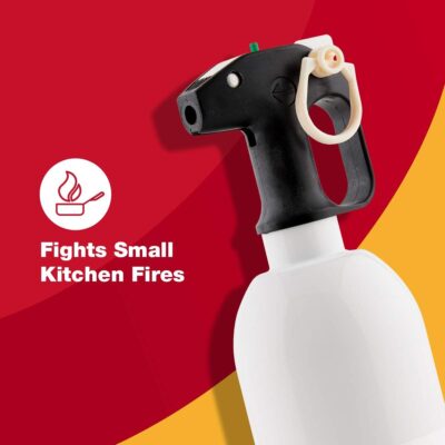 FIRST ALERT KITCHEN5 Fire Extinguisher, KFE2S5, UL RATED 5-B:C, White, 1-Pack - Image 3