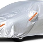 Kayme Hatchback Car Covers Waterproof All Weather, Sun Uv Rain Protection with Zipper Compatible with Mazda3, Corolla, VW Golf GTI, Ford Focus Hatchback (UP to 177 Inch, Not Fit Sedan)