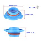 2PCS 9005 HB3 LED Headlight Retainer Adapter Base Socket Holders Universal Fit for Halogen to LED Conversion, Blue Plastic Clips for Car Headlamp Housing - Image 4