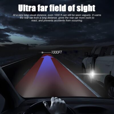 4PCS Reflective Open Warning Stickers for Car Door, Night Visibility Auto Safety Prompt Decals, 3.6 Inch Anti-Collision Protective Strip Tape, Car Accessories Universal for Truck, SUV, Van (Silver) - Image 4