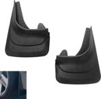 2 PCS Mud Guards for Cars, Rubber Front/Rear Tire Mud Flaps, Splash-proof Side Tire Splash Guard, Suitable for Most Cars SUVs and Trucks (Black)