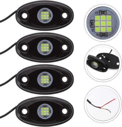 PRETYZOOM 9W LED Light Kit for Cars and Trucks Universal Automotive Ambient Lighting Waterproof RGB Color Options Easy Installation - Image 6