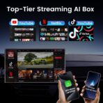 CarlinKit CarPlay Box Streaming Device for Car – YouTube, TikTok, Netflix CarPlay Adapter | Convert Wired to Wireless CarPlay & Android Auto | Android 13.0, 8-Core, 8GB+128GB, SM6225, Blue - Image 2