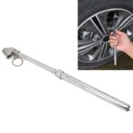 Heavy Duty Zinc Alloy Dual Head Tire Pressure Gauge Portable Pencil Style Semi Truck Tools for Large Vehicle Bus Car SUV Tire Pressure Monitoring and Routine Maintenance - Image 6