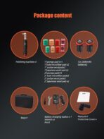 SPTA Cordless Mini Car Polisher, 12V Micro Cordless Scratches Killer Car Polisher RO/DA Mini Car Polisher for polishing, Sanding and Cleaning - Image 2