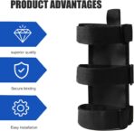 Roll Bar Fire Extinguisher Mount, Adjustable Secure Holder with Water Bottle Strap, Fire Extinguisher Retention Strap, Compatible with Wrangler Unlimited CJ YJ LJ TJ JK JKU JL JLU (Black) - Image 4