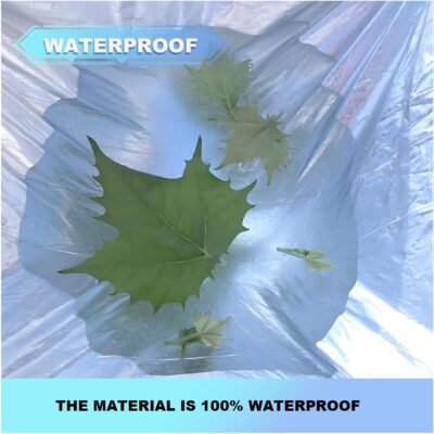 Half Car Cover for SUV, Waterproof & Dustproof & Snowproof Automotive Windshield Covers, All-Weather Auto Sun Protection with Reflective Straps, 161.4" Vehicle Sunroof Cover (SUV) - Image 4