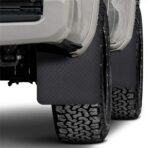 2pcs/Set Universal Heavy Duty Rubber Mud Flaps Car Pickup SUV Vans minivans Light Trucks RVs SUVs Semi-Truck Motor Home 4x4 4WD Off-Road Splash Guards Mudflaps Mudguards Dirty Traps 15”x12” - Image 6