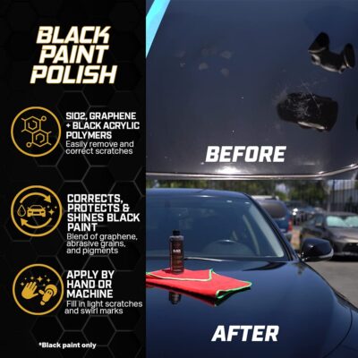 Renegade Products Graphene + Ceramic Black Paint Polish with Sio2, 1 Year Coating for Enthusiasts and Professionals - Image 2