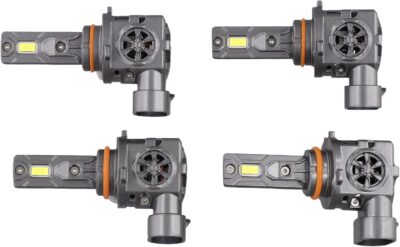 9005 9006 Bulbs Combo, 100,000LM 1200% Ultra Bright, True 1:1 Mini Halogen Size, Plug and Play No Adapter, HB3 HB4 Fog Light Conversion Kits, 85000+ Hours Lifespan, Pack of 4 - Image 7