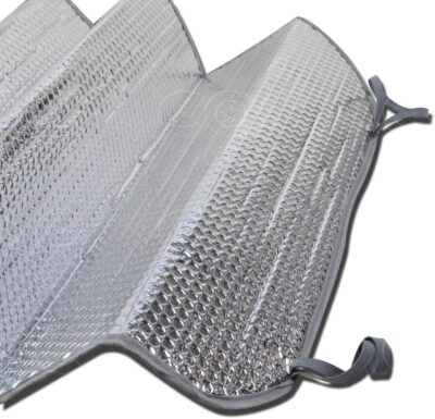 BDK Car Windshield Sun Shade - Standard Size Windshield Sun Shade Accordion Folding Style for Front Windshield - Heatshield Sunshade for Truck, SUV, & Van Car Window Shades Front Windshield - 57 x 24 - Image 6