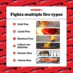 LIFEGUARD Aerosol Fire Extinguisher Spray - Non-Toxic, Eco-Friendly Fire Suppressant for Home, Kitchen, Car & Office, Compact, Easy-to-Use Design with 10-Year Shelf Life (Pack of 1) - Image 3