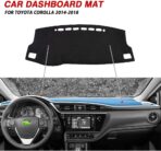 CARTIST Dashboard Cover Mat for 2014-2018 Toyota Corolla Accessories Dash Cover Flannel Dash Mat Sunshade Glare UV Rays Protector - Image 3