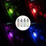 4PCS Dimmable USB Touch Control Led Night Lights, Glass Plug in USB Light Bulbs, Cute Interior Car Lights, Retro Led Ambient Lighting, Small Mood Lamp for Bedroom, Hallway, Nursery, Camping - Image 3