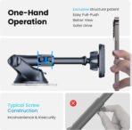 APPS2Car Magnetic Phone Mount for Car, Dashboard & Windshield Suction Cup Holder with Telescopic Arm, Requires Metal Plate (Included), Universal Fit for iPhone & Android Smartphones - Image 6