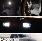12pcs Super Bright 6000K LED Interior Lights Bulb for 2019 2020 2021 2022 Dodge RAM 1500 5th Gen LED Map Dome Footwell Cargo Light Bulbs White LED Interior Light Bulbs Package + Install Tool - Image 5