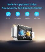 Mini Wireless Carplay Adapter for Apple iPhone, Converts Wired to Wireless Car Play Adapter, CarPlay Dongle Stick for Car(2015+), USB & Type-C Plug & Play for iPhone iOS 10+ Android 11+ - Image 7