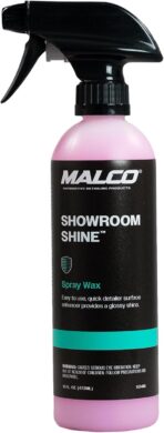 Malco Showroom Shine Spray Car Wax and Instant Detailer - Best Car Wax Spray for Professional Finish/Easy to Use Instant Detailer/Cleans and Waxes Painted Surfaces, Metal and Glass (110416)