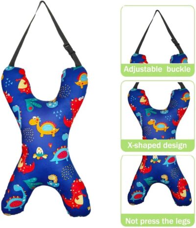 Car Travel Pillow for Kids Adults X-Shaped Car Sleeping Head Support Soft Neck Pillow Head and Body Support Travel Pillow Cushion for Car Seat Pillow Car Aircraft Travel Pillow Headrest for Road Trips - Image 3