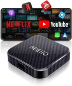 Wireless CarPlayBox with Netflix/YouTube/TF Card Slot Convert Wired CarPlay to Wireless Adapter for 2017 and Above Original Wired CarPlay Car