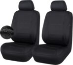 CAR PASS Neoprene EVA Waterproof car seat Covers Front Seats Only, Universal fit for SUV Vehicles Automotive with 5mm Composite EVA Inside,Airbag Compatible (Two Seats, Black and Black) - Image 8