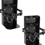 SPARKWHIZ 2 Pack Fire Extinguisher Mount for 10lb dry/5lb CO2 Extinguisher, Fire Extinguisher Mounting Bracket for Vehicle, Boat, Home, Garage