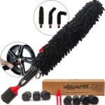 Wheel Cleaning Brush Car Detailing Kit - Rim Brush, Lug Nuts and Wheel Cleaner Brush Car Wash Kit -Tire Brushes for Cleaning Rims - Car Cleaning Supplies and Rim Cleaner Brush Set