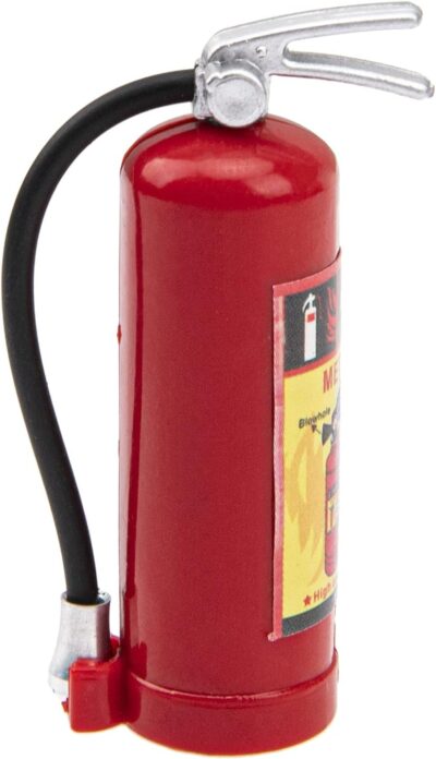 2Pack Simulation Fire Extinguishers with Stickers Decoration Part Compatible with Traxxas TRX4 Axial SCX10 Tamiya CC01 D90 1/10 RC Crawler - Image 2