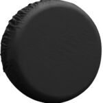 uxcell Universal 210D Polyester Spare Tire Cover for Jeep Trailer RV SUV Truck Wheel Fit Overall Wheel Diameter 16 Inch Black