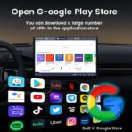 CarlinKit CarPlay Box Streaming Device for Car – YouTube, TikTok, Netflix CarPlay Adapter | Convert Wired to Wireless CarPlay & Android Auto | Android 13.0, 8-Core, 8GB+128GB, SM6225, Blue - Image 3