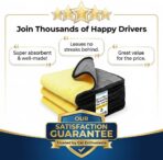 Microfiber Towels for Cars - 15.7" x 15.7" inches, Highly Absorbent Professional Grade Drying Towel Set for Superior Cleaning and Drying Performance - Car Drying & Kitchen Towel - Pack of 3 - Image 8