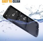 YoRise Car Dashboard Mat, Anti-Slip Strong Gripping Automotive Center Console Tray, Multifunctional Vehicle Interior Storage Holder Pad for Key, GPS, Sunglass, Smartphone(Ordinary) - Image 5